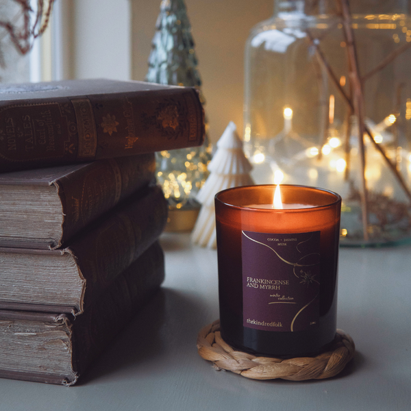 frankincense + myrrh candle